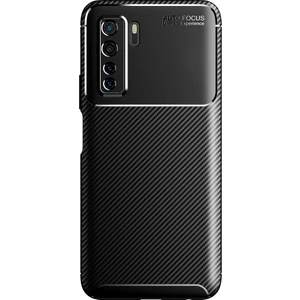 Huawei P40 Lite 5g Kılıf Karbon Desenli Lux Negro Silikon