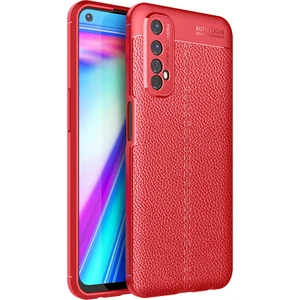 Realme 7 Kılıf Deri Desenli Lux Niss Silikon
