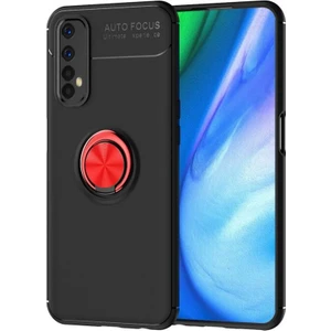 Realme 7 Kılıf Yüzüklü Manyetik Ravel Silikon