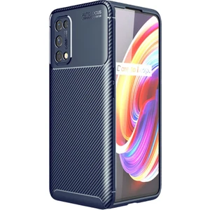 Realme 7 Pro Kılıf Karbon Desenli Lux Negro Silikon