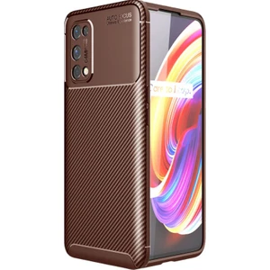 Realme 7 Pro Kılıf Karbon Desenli Lux Negro Silikon