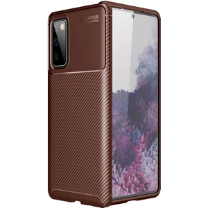 Samsung Galaxy S20FE Kılıf Karbon Desenli Lux Negro Silikon