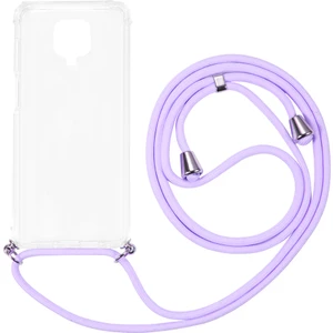 Xiaomi Redmi Note 9 Pro Kılıf Ipli Askılı Ultra Koruma Antishock Silikon
