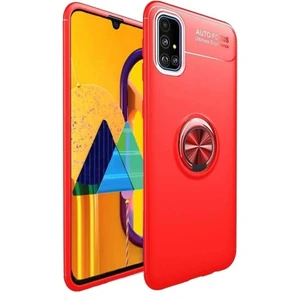 Samsung Galaxy M31S Kılıf Yüzüklü Manyetik Ravel Silikon