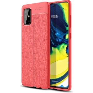 Samsung Galaxy M31S Kılıf Deri Desenli Lux Niss Silikon