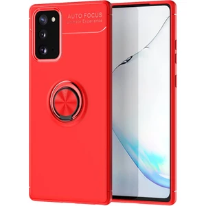 Samsung Galaxy Note 20 Kılıf Yüzüklü Manyetik Ravel Silikon