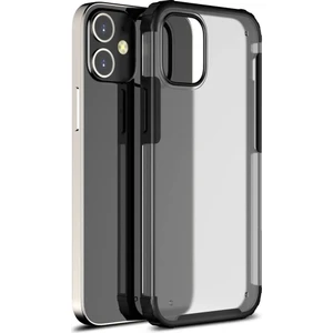 Apple Iphone 12 Mini Kılıf Silikon Kenarlı Sert Buzlu Volks Kapak