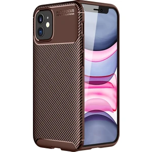 Apple Iphone 12 Mini Kılıf Karbon Desenli Lux Negro Silikon