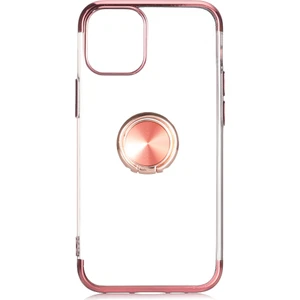 Apple Iphone 12 Mini Kılıf 4 Köşe Renkli Yüzüklü Manyetik Gess Silikon