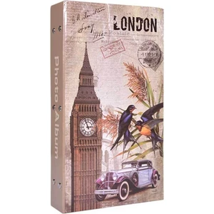 300'LÜK 10x15 Saat Kulesi Desenli Fotoğraf Albümü