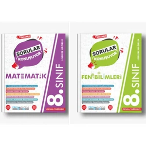 Pruva Akademi 2022-2023 8. Sınıf Matematik - Fen Bilimleri Sorular Konuşuyor Soru Bankası