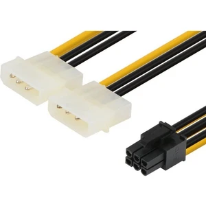 Detay Kablo Power Kablosu 3.5 Ide To Pcı-E 6 Pin (2x Ide Erkek-1x Pcı-E 6 Pin)