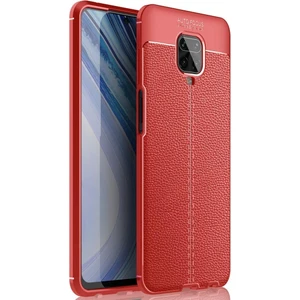 Xiaomi Redmi Note 9 Pro Kılıf Deri Desenli Lux Niss Silikon