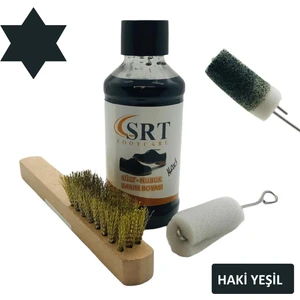 Srtfootcare Süet Nubuk Ayakkabı Bakım Boyası 110 gr ve Süet Temizleme Tel Fırça
