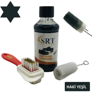 Srtfootcare Süet Nubuk Ayakkabı Bakım Boyası 110 gr ve 4 Yönlü Temizleme Fırçası