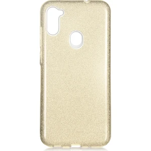 Samsung Galaxy A11 Kılıf Simli Parlak Shinning Silikon