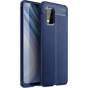 Xiaomi Mi 10 Lite Kılıf Deri Desenli Lux Niss Silikon