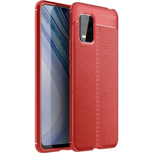 Xiaomi Mi 10 Lite Kılıf Deri Desenli Lux Niss Silikon