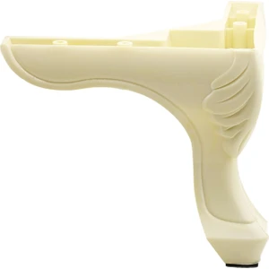 Mobilya Kanepe Koltuk Ayağı 14 cm Desenli  Baza Ayak Krem