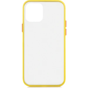 Apple iPhone 12 Mini Kılıf Renkli Silikon Kenarlı Buzlu Fri Kapak