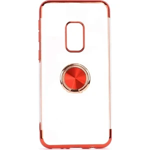 Xiaomi Redmi Note 9 Pro Kılıf 4 Köşe Renkli Yüzüklü Manyetik Gess Silikon