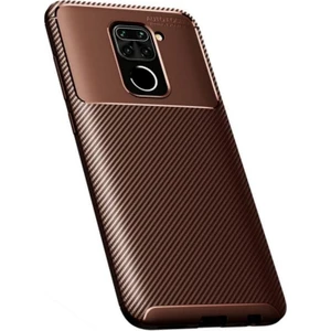 Xiaomi Redmi Note 9 Kılıf Karbon Desenli Lux Negro Silikon