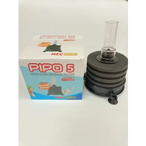 Pipo  Biyolojik Süngerli Akvaryum Üretim Pipo Filtresi
