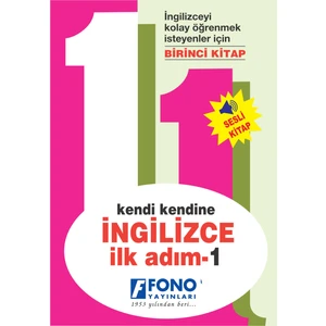 Fono Yayınları İngilizce İlk Adım 1 Başlangıç Seviyesi Tek Cilt Dil Öğrenme Kitabı – Yetişkin ve Gençler İçin