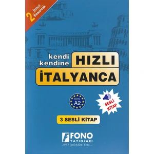 Fono Yayınları FONO Kendi Kendine Hızlı İtalyanca - 2.Basamak (2 Kitap+3 CD)