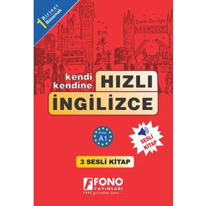 Fono Yayınları Fono Kendi Kendine Hızlı İngilizce (1.Basamak) (2 Kitap + 2 Cd)
