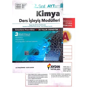 Aydın Yayınları Aydı Yayınları 12. Sınıf Kimya Ders İşleyiş Modülleri-Yeni-(Okyanus Yayınları Denemeli)