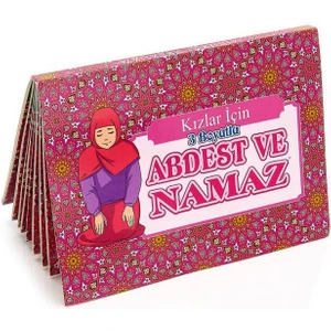 Kızlar Için 3 Boyutlu Abdest ve Namaz Öğreten Kitap