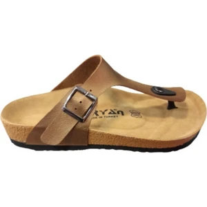 20-166 Bakır Kadın Parmak Arası Yazlık Günlük Terlik