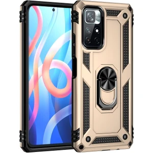 Xiaomi Redmi Note 11 Kılıf Ultra Korumalı Yüzüklü Manyetik Vega Kapak