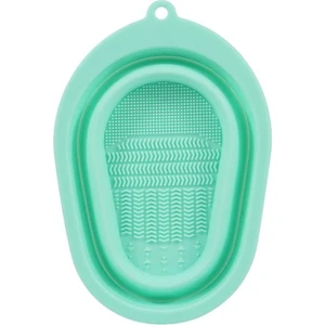 Makyaj Fırçası ve Makyaj Süngeri Yıkama Kabı Yeşil