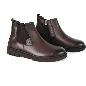 Mp 222-4864MR Kışlık Hakiki Deri Erkek Bot