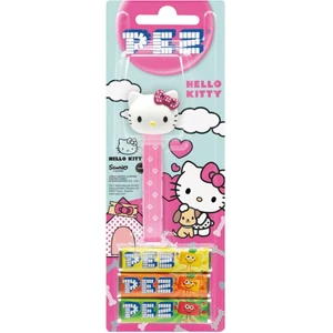 Pez Oyuncaklı Meyve Aromalı Şeker 3 x 8,5 Gram Mor Fiyonk Hello Kitty Paws Figürü