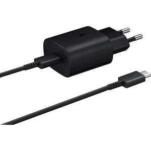 Galaxy S22 5g Fast Charging 25W Type-C Çıkışlı Kablolu Şarj Aleti Siyah(Samsung Türkiye Garantili)
