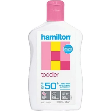 Hamilton Toddler Çocuk Güneş Koruyucu Spf 50+ Losyon 250ML 3