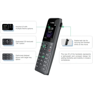 Yealink W73P Ip Telefon+Baz