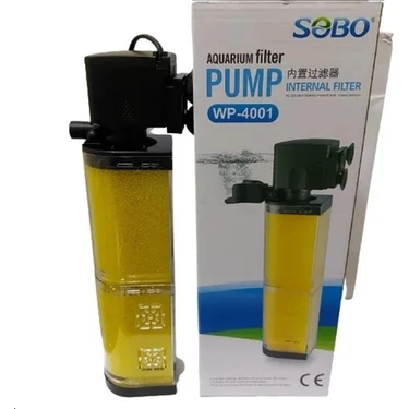 Sobo WP-4001 İç Filtre 2000 lt Debi ile Akvaryum İçin Etkili