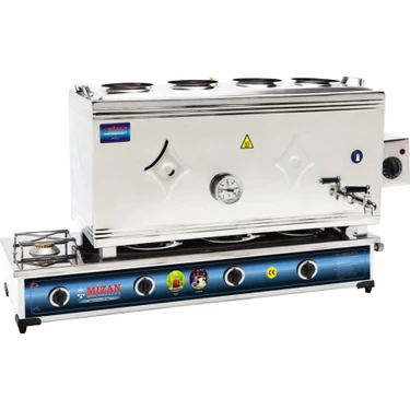 Mizan Tüplü + Elektrikli 60 Litre (304 Çelik) Çay