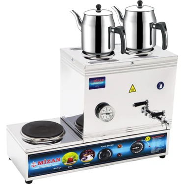 Mizan 40 Lık Elektrikli 30 Litre 2 Demlikli Çay Kazanı DEMLİK