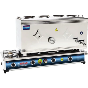 Mizan Doğalgazlı 60 Litre (304 Çelik) Çay