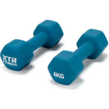 XTR Fitness 4 KG X 2 Vinyl Neoprene Dambıl Seti 2