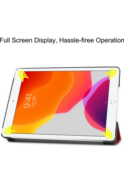 Xfashion iPad 10.2 (2020) Için Tablet Kılıfı - Çok Renkli (Yurt Dışından)
