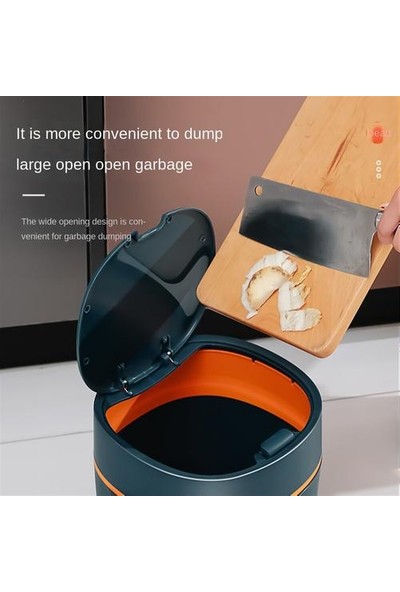 Xhltd Pp Çöp Kutusu Kapak Pop Kapağı ile Tuvalet Çöp Toplama Kutuları Için Büyük Kapasite (Yurt Dışından)