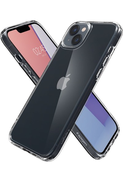 Spigen Apple iPhone 14 / iPhone 13 Kılıf Ultra Hybrid Crystal Clear - ACS05040