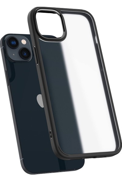 Spigen Apple iPhone 14 / iPhone 13 Kılıf Ultra Hybrid Frost Black - ACS05047