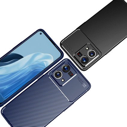 Oppo Reno 7 Kılıf Karbon Desenli Lux Negro modelleri
